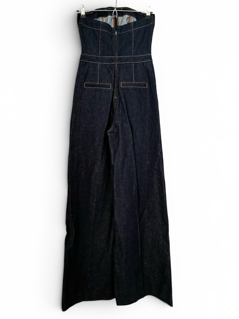 PAIGE Francesca Jumpsuit in Saville Blue Denim Wide Leg Utility One Piece NWT - Picture 10 of 12